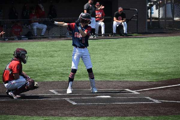 Medford Mustangs 2022 batter at plate