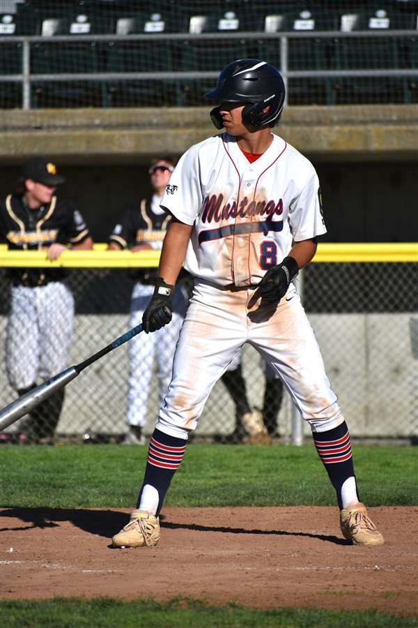 Medford Mustangs 2025 batter at plate